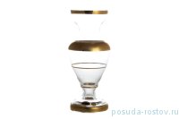 Ваза для цветов 30 см &quot;Матовая полоса /золото&quot; SC / 129503