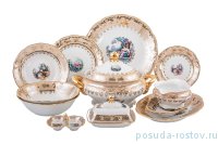 Столовый сервиз на 6 персон 27 предметов &quot;Фредерика /Барокко бежевое&quot; / 203601