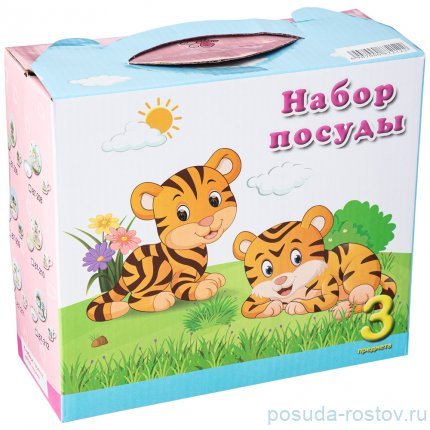 Детский набор 3 предмета &quot;Лев и сова&quot; / 255152