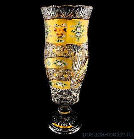Ваза для цветов 48,5 см н/н &quot;Хрусталь с золотом&quot; / 051483