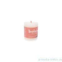 Свеча Рустик 8 х 6,8 см &quot;Облачно-белая /Bolsius&quot;   / 257261