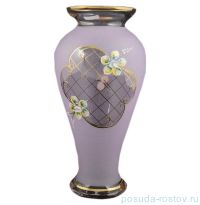 Ваза для цветов 30 см матово-розовая &quot;Лепка&quot; / 050879