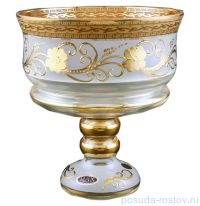 Конфетница 20 см н/н золото &quot;Star Crystal /Версаче /Золотой цветок&quot; / 099583