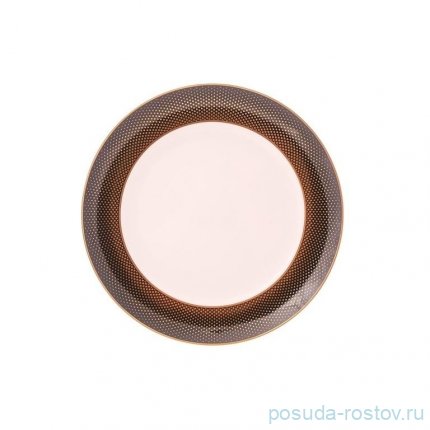 Набор тарелок 22,5 см 6 шт &quot;Deluxe shape /Rio black gold&quot; / 340674