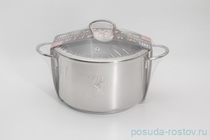 Кастрюля 20 см со стеклянной крышкой 3,8 л &quot;Кулинария&quot; (в термоусадочной плёнке)  / 292499