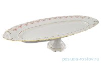 Блюдо 55,5 см для рыбы н/н &quot;Соната /Розовый цветок&quot; / 159151