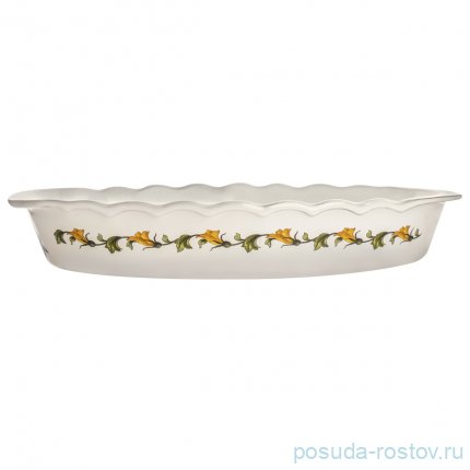 Блюдо для запекания 39 х 24 см овальное &quot;Artigianato ceramico /Тыква&quot; / 243600
