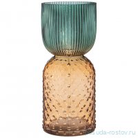 Ваза для цветов 13 х 30 см &quot;Art green/amber&quot;  / 336366