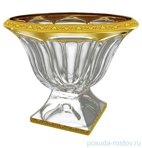 Ваза для фруктов 22,5 см н/н "Панел /Романтика /Золотая классика" / 127786