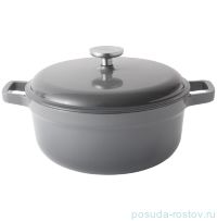 Кастрюля 24 см чугунная с крышкой 4,4 л &quot;Gem&quot; / 162300