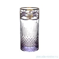 Стаканы для воды 400 мл 6 шт &quot;Timon /Violet /Gold&quot; / 284826