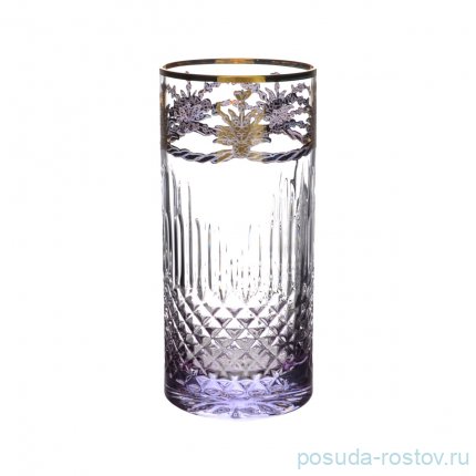 Стаканы для воды 400 мл 6 шт &quot;Timon /Violet /Gold&quot; / 284826