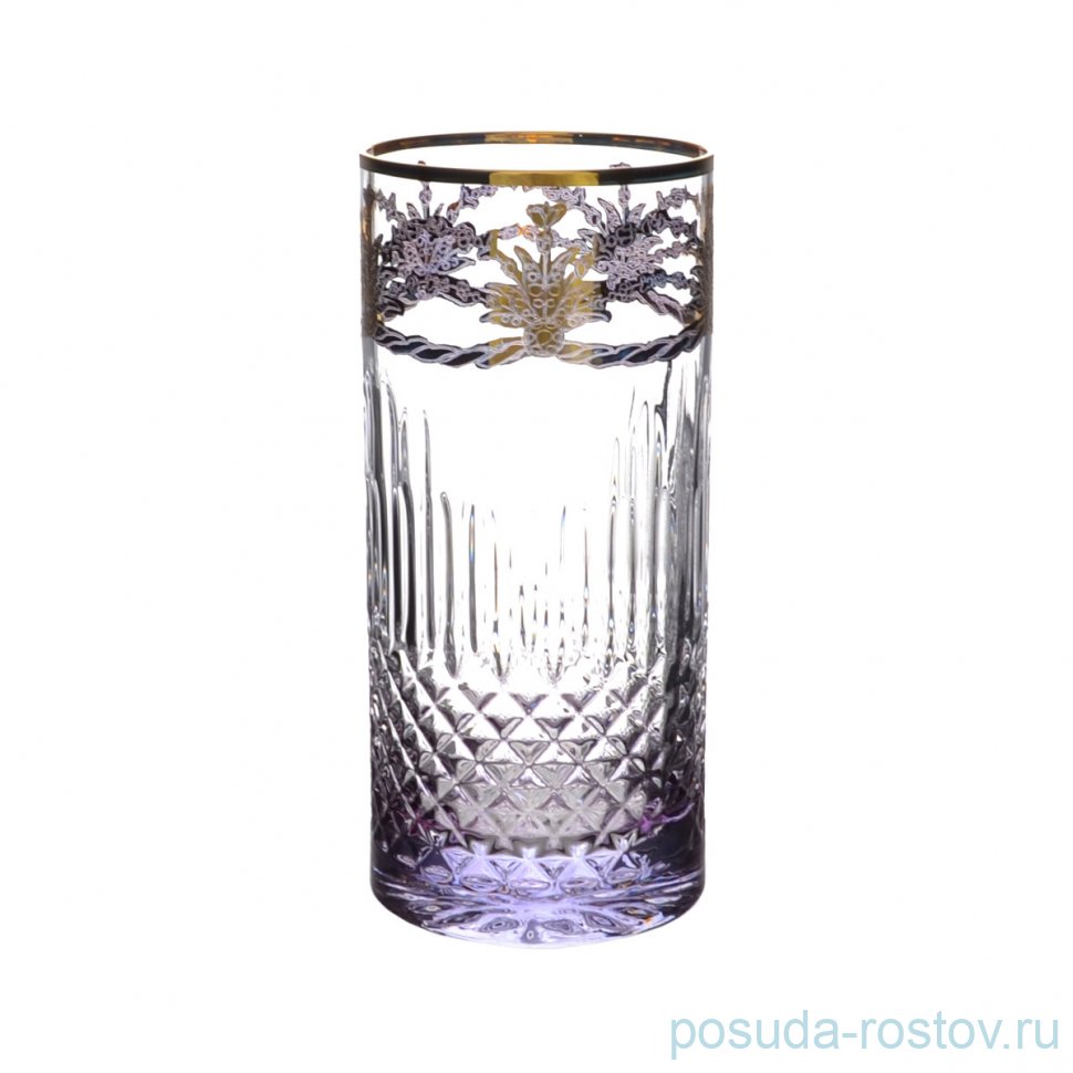Стаканы для воды 400 мл 6 шт "Timon /Violet /Gold" / 284826