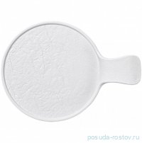 Блюдо 30,5 х 21,5 см сервировочное с ручкой &quot;WhiteStone&quot;    / 305646