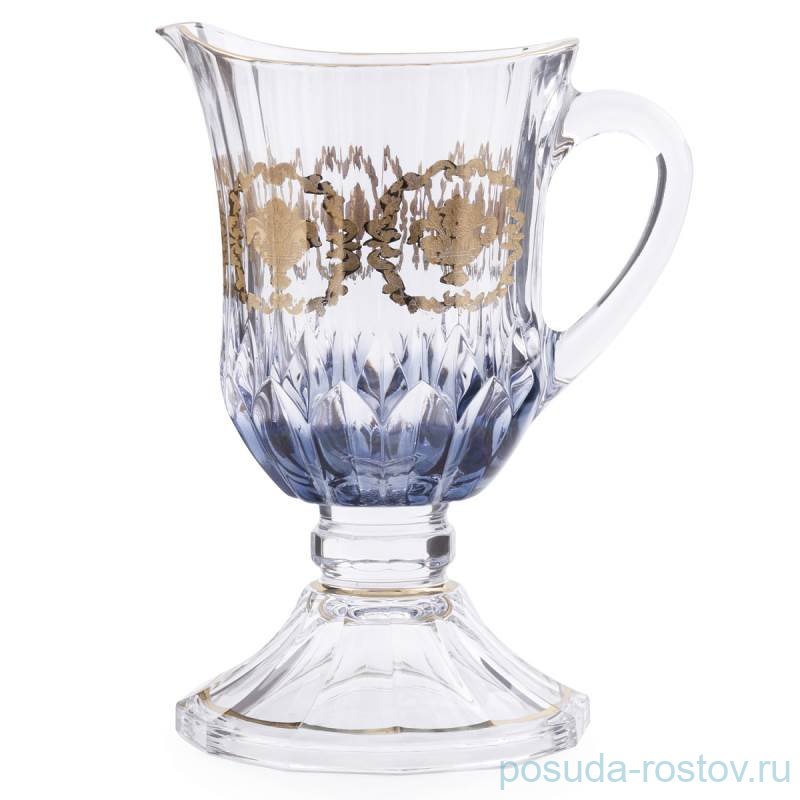 Кувшин для воды 1,2 л н/н синий "Адажио /Russian /золото" / 283420