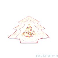Блюдо 26 х 21 см Ёлка &quot;Christmas world /Multi&quot; / 230088