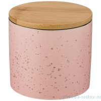 Банка для сыпучих продуктов 10 см 500 мл &quot;cosmos /розовый&quot; / 207020