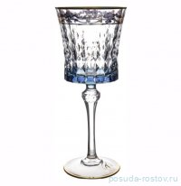 Бокалы для красного вина 270 мл 6 шт голубые &quot;Timon /Lady Diamond /Золото&quot; / 301179
