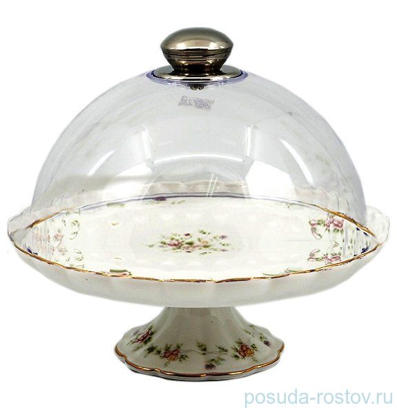Тортница 22 см с крышкой н/н / 136752