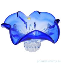 Ваза для фруктов 29 см &quot;Прозрачно-Синяя&quot; / 029939