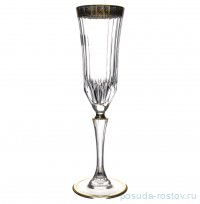 Бокалы для шампанского 180 мл 6 шт &quot;Адажио /Цветочный узор&quot; AS Crystal / 288907