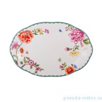 Блюдо 33 см овальное &quot;Аляска /Цветы /2731&quot; / 163791