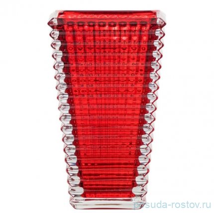 Ваза для цветов 23 см красная &quot;Baccarat&quot; / 336318