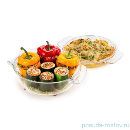 Жаровня 32 см с крышкой круглая &quot;GrandCHEF&quot; / 168057