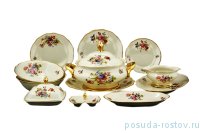 Столовый сервиз на 6 персон 27 предметов &quot;Аляска /Перла /Полевой цветок /СК&quot; / 125419
