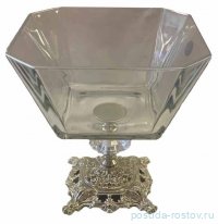 Ваза для конфет 19 см н/н металл &quot;Kare /Отводка золото&quot; / 292588