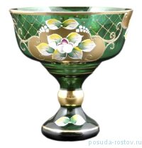 Конфетница 13 см н/н &quot;Лепка зеленая /сеточка&quot; / 092657
