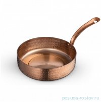 Сковородка 16 x 4.2 см круглая мини с одной ручкой для подачи &quot;Hammered&quot; / 370382