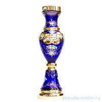 Ваза для цветов 70 см &quot;Лепка синяя /Кубок&quot; / 222202
