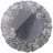 Блюдо 28 см круглое &quot;Snow black&quot; / 259929