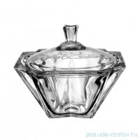 Ваза для конфет 15,5 х 18 см с крышкой &quot;Даймонд /Без декора&quot; / 350892