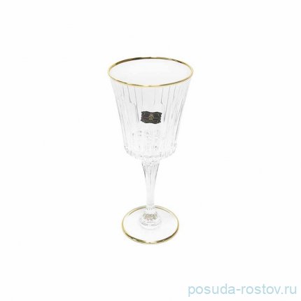Бокалы для красного вина 300 мл 6 шт &quot;Таймлесс /Отводка золото&quot; AS Crystal / 334789