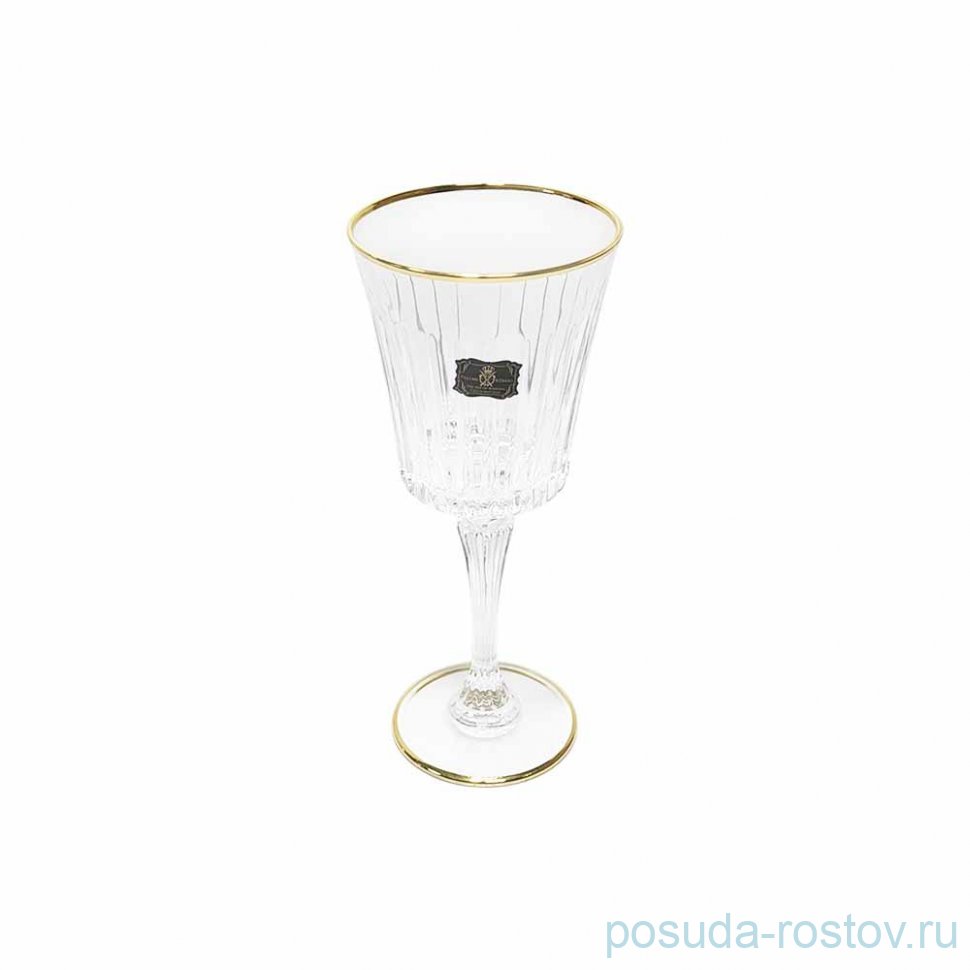Бокалы для красного вина 300 мл 6 шт "Таймлесс /Отводка золото" AS Crystal / 334789