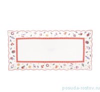 Блюдо 29 х 14 см прямоугольное &quot;Christmas world /Toys red&quot; / 273730
