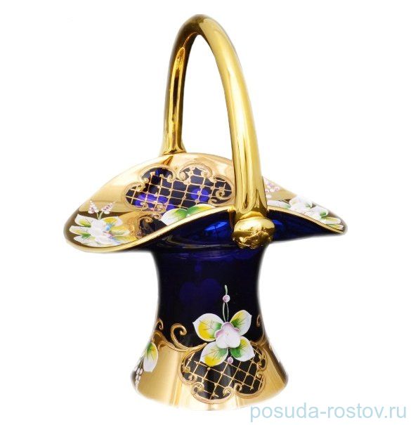 Корзинка 12 см "Лепка синяя" / 017215