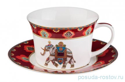 Набор чайных пар 250 мл 4 шт &quot;Слон&quot; / 193723