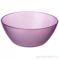 Салатник 15 х 6,4 см 650 мл фиолетовый &quot;Happy day&quot; (6шт.) / 346376