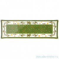 Блюдо 34,5 х 11,5 см прямоугольное &quot;Winter Story /Рождественская сказка&quot; / 355064