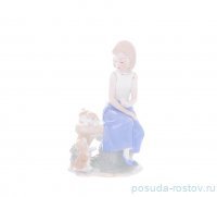 Статуэтка 23 см &quot;Девочка с щенками&quot; / 272394