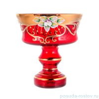 Ваза для конфет 15 см н/н &quot;Лепка красная /6999&quot; / 092545