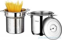 Кастрюля со вставкой для спагетти 20 х 18 см крышка стеклянная 5 л &quot;SINGLE COOKWARE&quot; / 295977