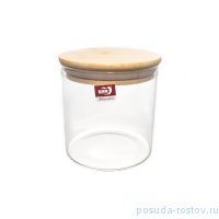 Банка для сыпучих продуктов 10 х 10,5 см с бамбуковой крышкой &quot;Royal Classics&quot; / 214621