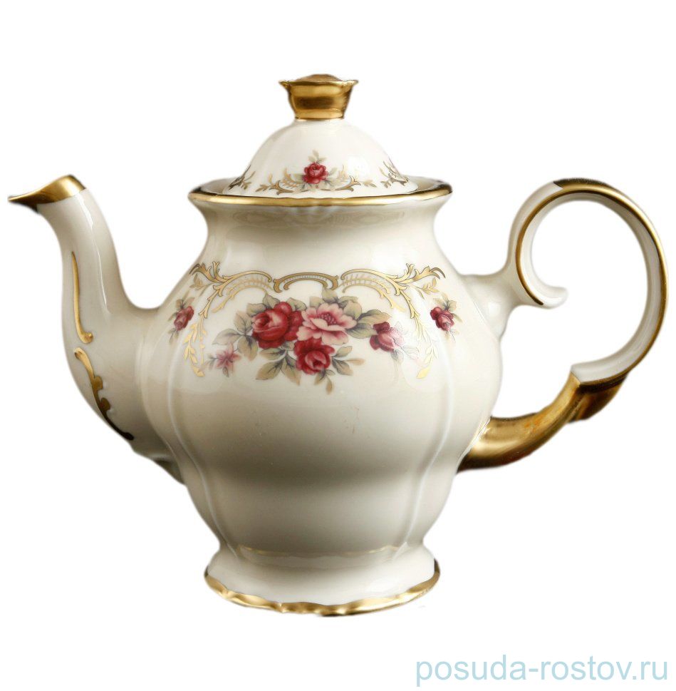 Кофейник 500 мл высокий "Анжелика /Плетистая роза /СК" / 097225