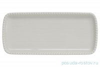 Блюдо 36 х 16 см прямоугольное серое &quot;Tiffany&quot; / 299367