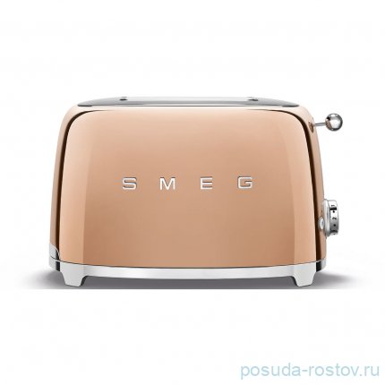 Тостер на 2 ломтика 950 Вт розовое золото &quot;Smeg&quot;  / 233776