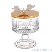 Креманка 150 мл с крышкой н/н &quot;Бабочка&quot; / 234002